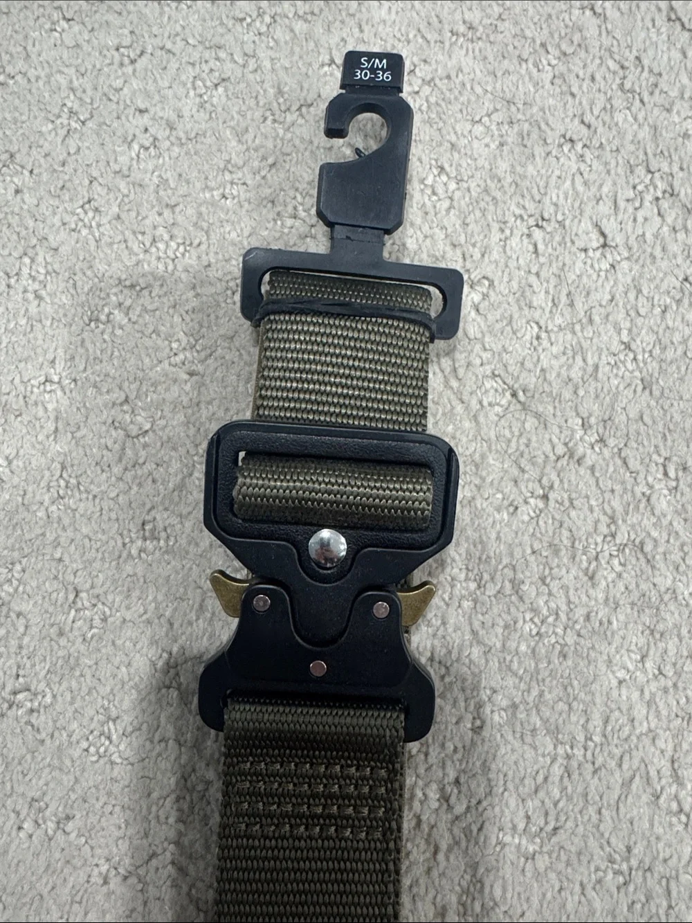 Realtree Olive Tactical Web Belt with Quick-Release Buckle